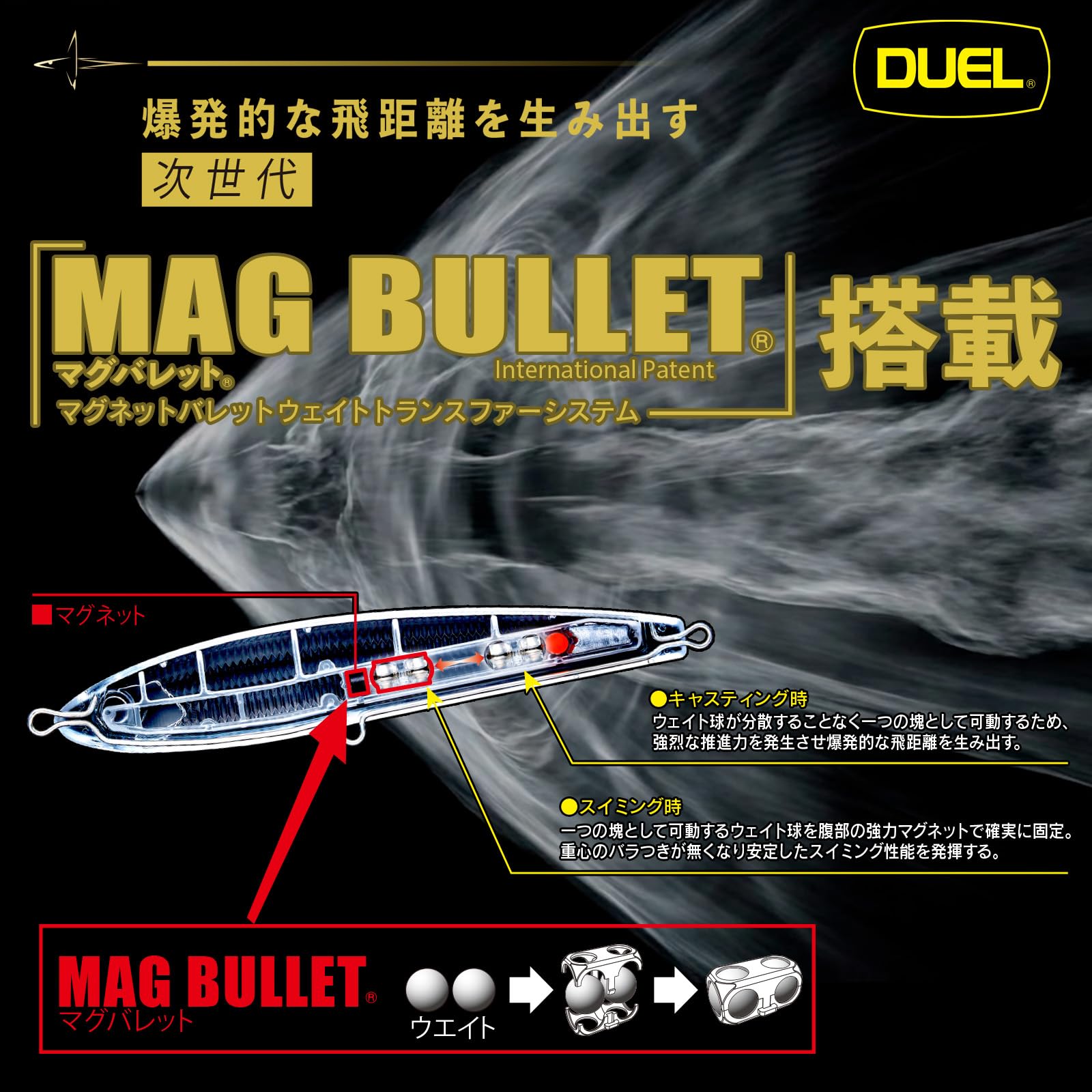 Amazon | DUEL(デュエル)ソニックブーム SBダイブ 130mm